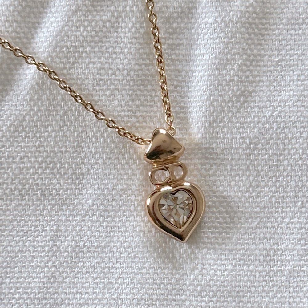 Christian Dior CD Rhinestone Necklace